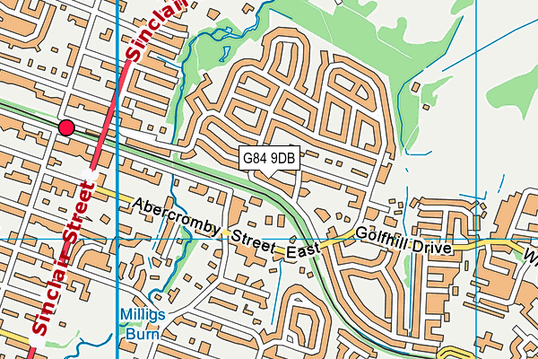 G84 9DB map - OS VectorMap District (Ordnance Survey) G84 9DB map - OS VectorMap District (Ordnance Survey)