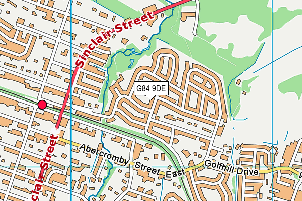 G84 9DE map - OS VectorMap District (Ordnance Survey) G84 9DE map - OS VectorMap District (Ordnance Survey)