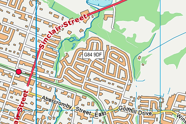 G84 9DF map - OS VectorMap District (Ordnance Survey) G84 9DF map - OS VectorMap District (Ordnance Survey)