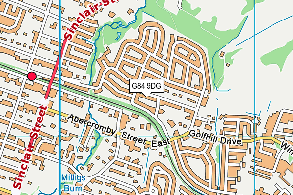 G84 9DG map - OS VectorMap District (Ordnance Survey) G84 9DG map - OS VectorMap District (Ordnance Survey)