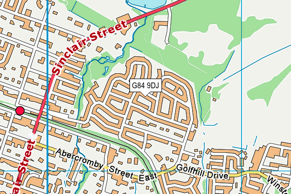 G84 9DJ map - OS VectorMap District (Ordnance Survey) G84 9DJ map - OS VectorMap District (Ordnance Survey)
