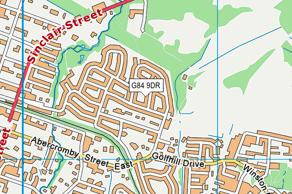 G84 9DR map - OS VectorMap District (Ordnance Survey) G84 9DR map - OS VectorMap District (Ordnance Survey)