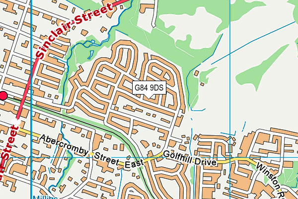 G84 9DS map - OS VectorMap District (Ordnance Survey) G84 9DS map - OS VectorMap District (Ordnance Survey)