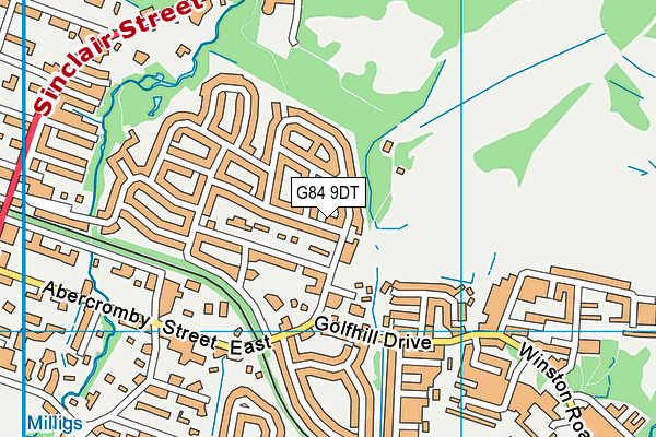 G84 9DT map - OS VectorMap District (Ordnance Survey) G84 9DT map - OS VectorMap District (Ordnance Survey)