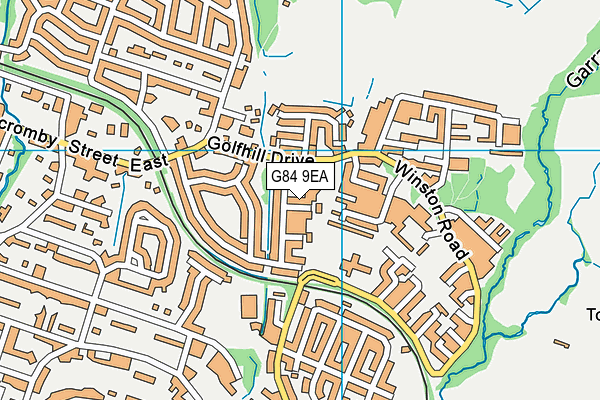 G84 9EA map - OS VectorMap District (Ordnance Survey) G84 9EA map - OS VectorMap District (Ordnance Survey)