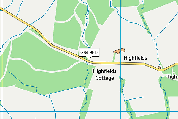 G84 9ED map - OS VectorMap District (Ordnance Survey) G84 9ED map - OS VectorMap District (Ordnance Survey)