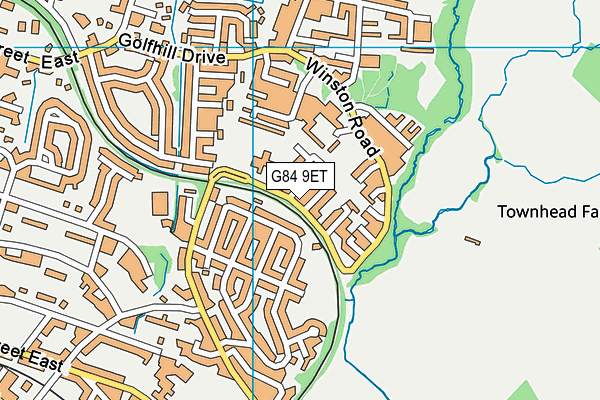 G84 9ET map - OS VectorMap District (Ordnance Survey) G84 9ET map - OS VectorMap District (Ordnance Survey)
