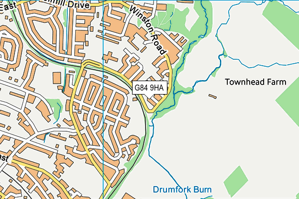 G84 9HA map - OS VectorMap District (Ordnance Survey) G84 9HA map - OS VectorMap District (Ordnance Survey)