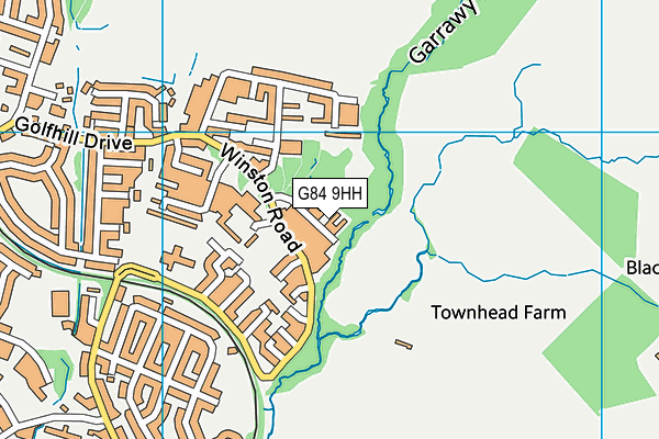 G84 9HH map - OS VectorMap District (Ordnance Survey) G84 9HH map - OS VectorMap District (Ordnance Survey)