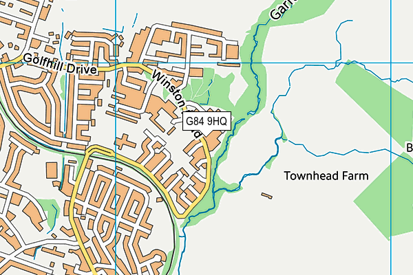 G84 9HQ map - OS VectorMap District (Ordnance Survey) G84 9HQ map - OS VectorMap District (Ordnance Survey)