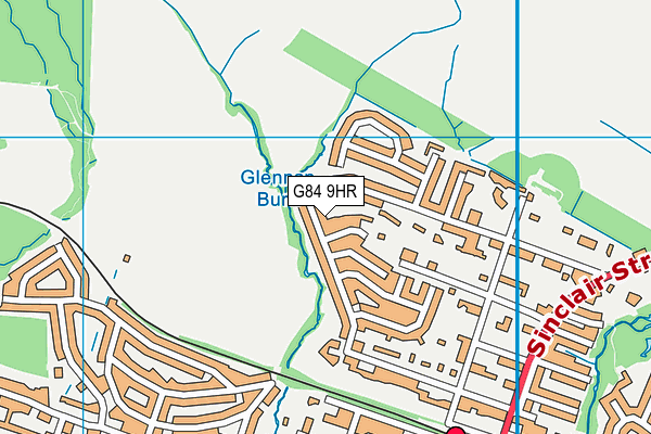 G84 9HR map - OS VectorMap District (Ordnance Survey) G84 9HR map - OS VectorMap District (Ordnance Survey)