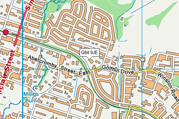 G84 9JE map - OS VectorMap District (Ordnance Survey) G84 9JE map - OS VectorMap District (Ordnance Survey)