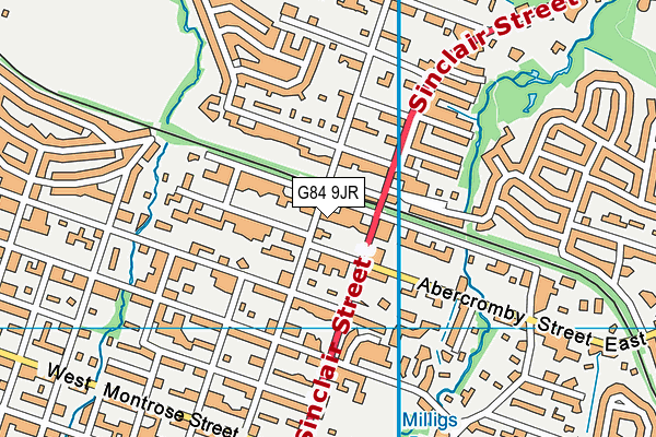 G84 9JR map - OS VectorMap District (Ordnance Survey) G84 9JR map - OS VectorMap District (Ordnance Survey)