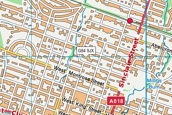 G84 9JX map - OS VectorMap District (Ordnance Survey) G84 9JX map - OS VectorMap District (Ordnance Survey)