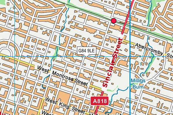 G84 9LE map - OS VectorMap District (Ordnance Survey) G84 9LE map - OS VectorMap District (Ordnance Survey)