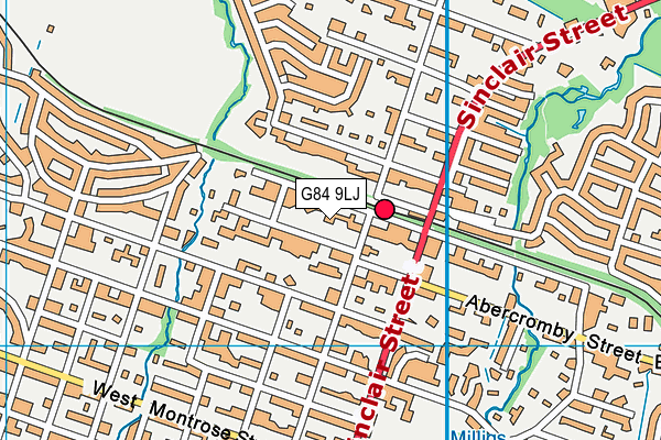 G84 9LJ map - OS VectorMap District (Ordnance Survey) G84 9LJ map - OS VectorMap District (Ordnance Survey)
