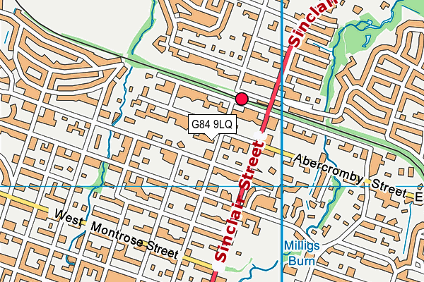 G84 9LQ map - OS VectorMap District (Ordnance Survey) G84 9LQ map - OS VectorMap District (Ordnance Survey)
