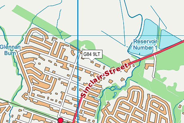 G84 9LT map - OS VectorMap District (Ordnance Survey) G84 9LT map - OS VectorMap District (Ordnance Survey)