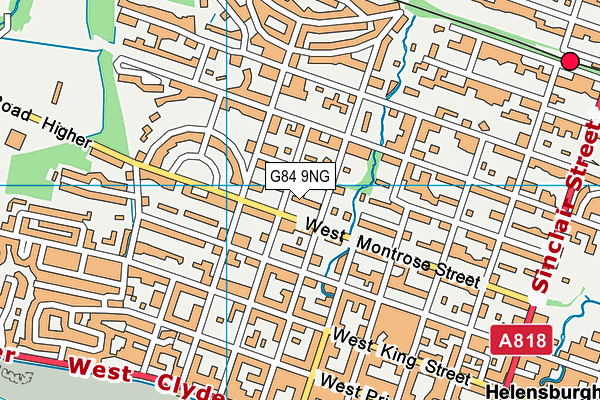 G84 9NG map - OS VectorMap District (Ordnance Survey)