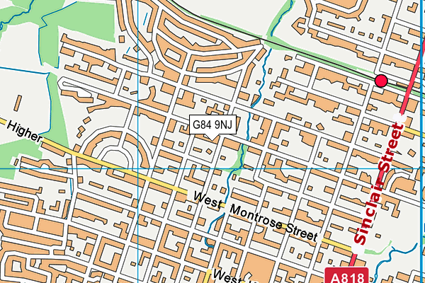 G84 9NJ map - OS VectorMap District (Ordnance Survey) G84 9NJ map - OS VectorMap District (Ordnance Survey)
