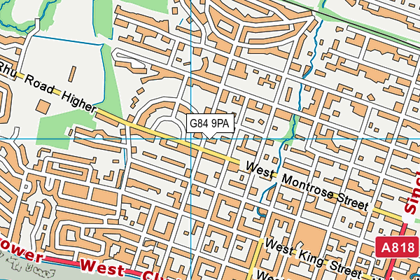 G84 9PA map - OS VectorMap District (Ordnance Survey) G84 9PA map - OS VectorMap District (Ordnance Survey)