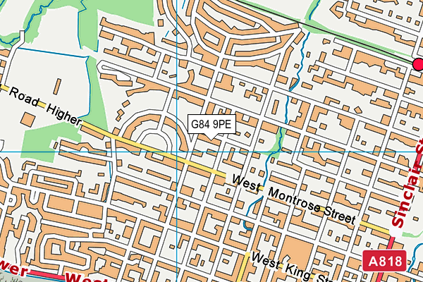 G84 9PE map - OS VectorMap District (Ordnance Survey) G84 9PE map - OS VectorMap District (Ordnance Survey)