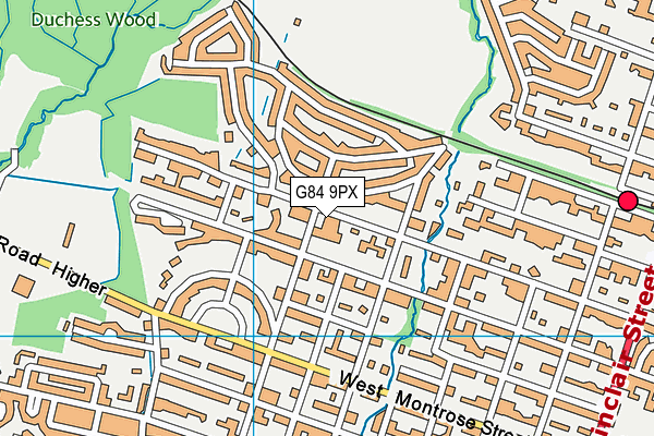 G84 9PX map - OS VectorMap District (Ordnance Survey) G84 9PX map - OS VectorMap District (Ordnance Survey)