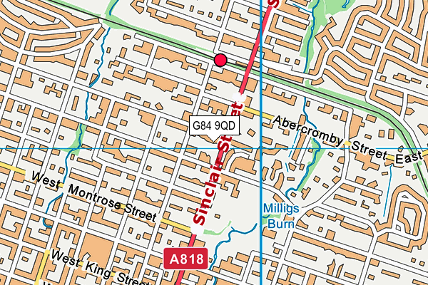 G84 9QD map - OS VectorMap District (Ordnance Survey) G84 9QD map - OS VectorMap District (Ordnance Survey)