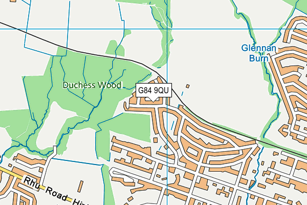 G84 9QU map - OS VectorMap District (Ordnance Survey) G84 9QU map - OS VectorMap District (Ordnance Survey)