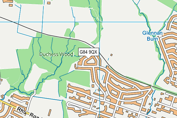 G84 9QX map - OS VectorMap District (Ordnance Survey) G84 9QX map - OS VectorMap District (Ordnance Survey)