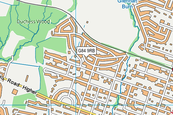 G84 9RB map - OS VectorMap District (Ordnance Survey) G84 9RB map - OS VectorMap District (Ordnance Survey)