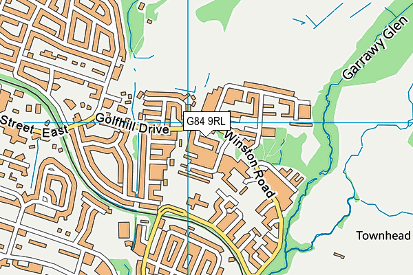 G84 9RL map - OS VectorMap District (Ordnance Survey) G84 9RL map - OS VectorMap District (Ordnance Survey)