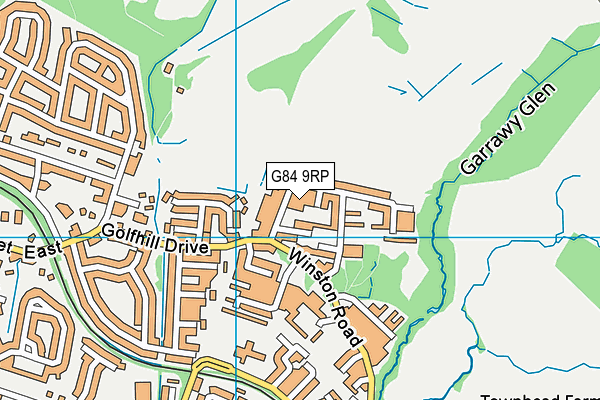 G84 9RP map - OS VectorMap District (Ordnance Survey) G84 9RP map - OS VectorMap District (Ordnance Survey)