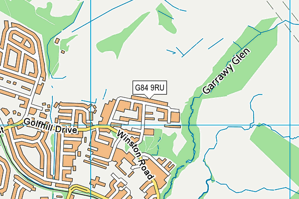 G84 9RU map - OS VectorMap District (Ordnance Survey) G84 9RU map - OS VectorMap District (Ordnance Survey)