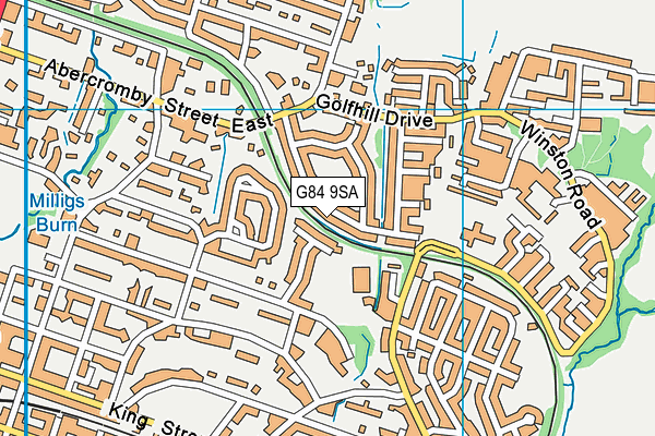 G84 9SA map - OS VectorMap District (Ordnance Survey) G84 9SA map - OS VectorMap District (Ordnance Survey)