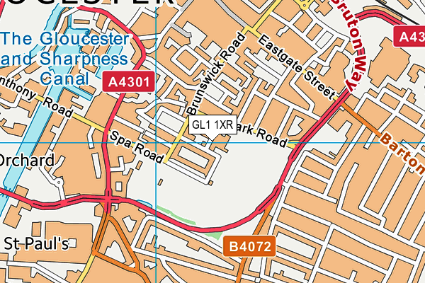 GL1 1XR map - OS VectorMap District (Ordnance Survey) GL1 1XR map - OS VectorMap District (Ordnance Survey)