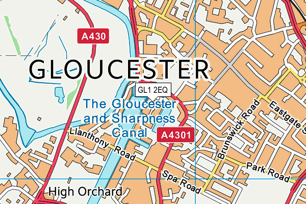 GL1 2EQ map - OS VectorMap District (Ordnance Survey) GL1 2EQ map - OS VectorMap District (Ordnance Survey)