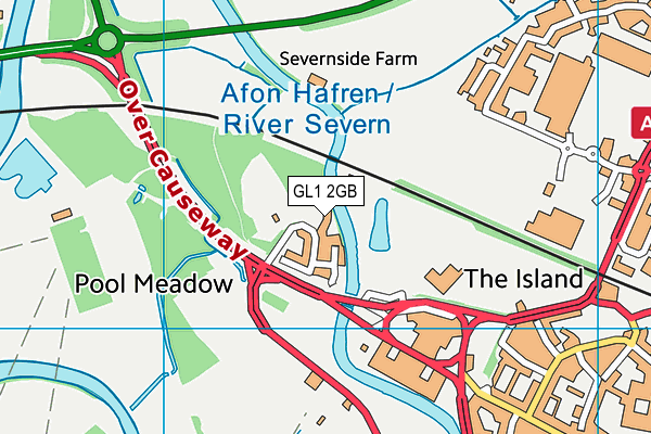 GL1 2GB map - OS VectorMap District (Ordnance Survey) GL1 2GB map - OS VectorMap District (Ordnance Survey)