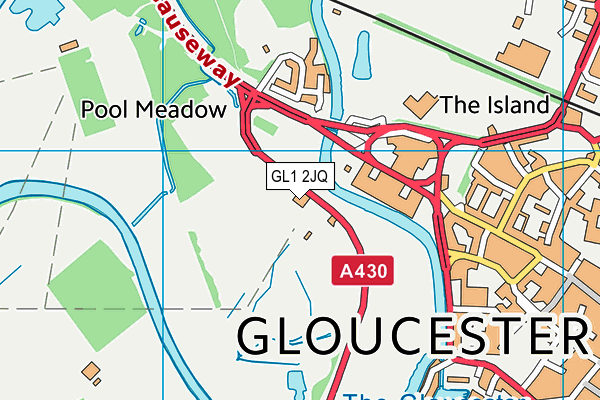 GL1 2JQ map - OS VectorMap District (Ordnance Survey) GL1 2JQ map - OS VectorMap District (Ordnance Survey)