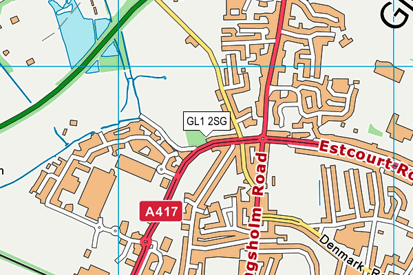 GL1 2SG map - OS VectorMap District (Ordnance Survey) GL1 2SG map - OS VectorMap District (Ordnance Survey)