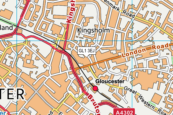 GL1 3EJ map - OS VectorMap District (Ordnance Survey) GL1 3EJ map - OS VectorMap District (Ordnance Survey)