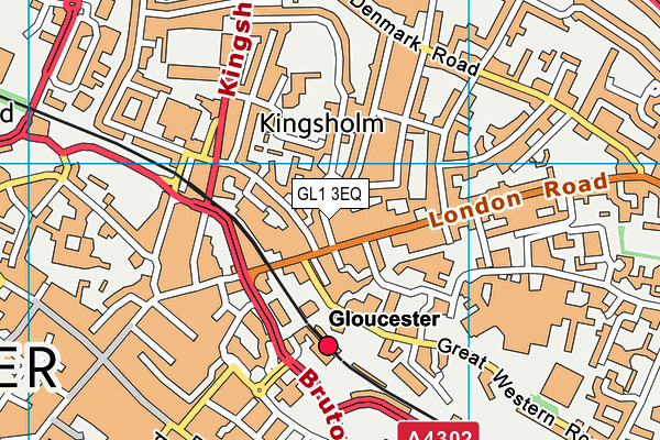 GL1 3EQ map - OS VectorMap District (Ordnance Survey) GL1 3EQ map - OS VectorMap District (Ordnance Survey)