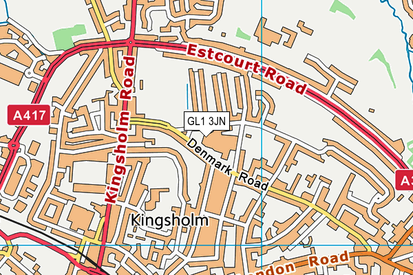 GL1 3JN map - OS VectorMap District (Ordnance Survey) GL1 3JN map - OS VectorMap District (Ordnance Survey)