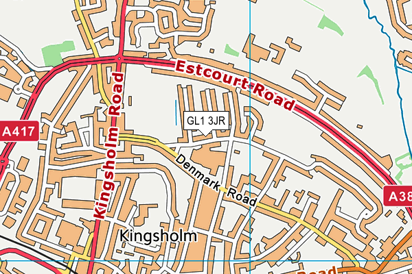 GL1 3JR map - OS VectorMap District (Ordnance Survey) GL1 3JR map - OS VectorMap District (Ordnance Survey)