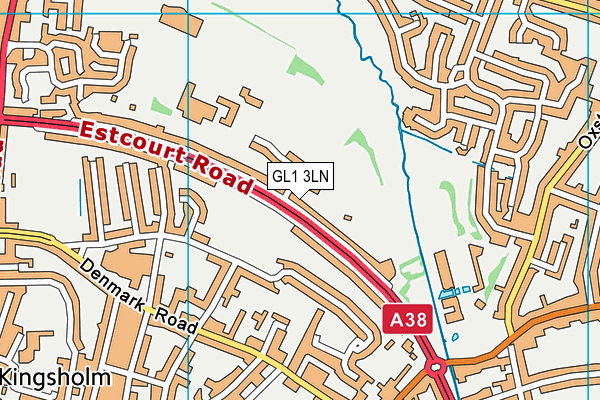 GL1 3LN map - OS VectorMap District (Ordnance Survey) GL1 3LN map - OS VectorMap District (Ordnance Survey)