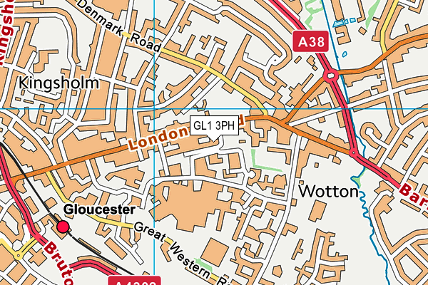 GL1 3PH map - OS VectorMap District (Ordnance Survey) GL1 3PH map - OS VectorMap District (Ordnance Survey)