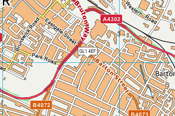 GL1 4EF map - OS VectorMap District (Ordnance Survey) GL1 4EF map - OS VectorMap District (Ordnance Survey)