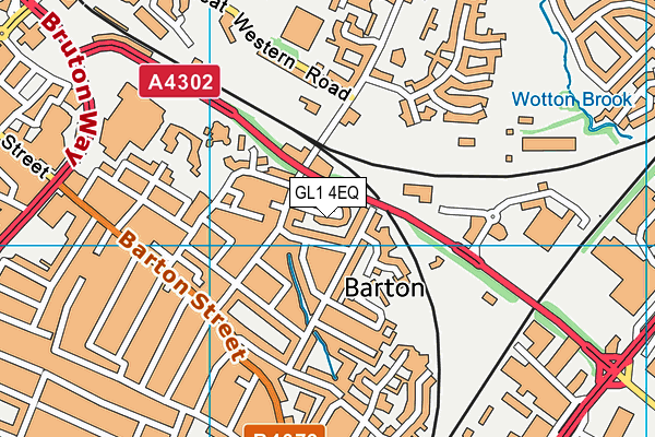 GL1 4EQ map - OS VectorMap District (Ordnance Survey) GL1 4EQ map - OS VectorMap District (Ordnance Survey)