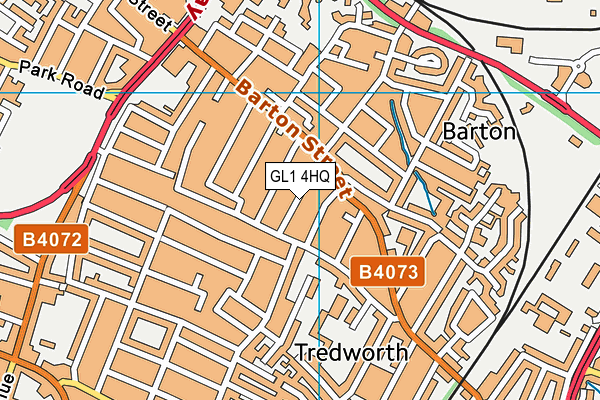 GL1 4HQ map - OS VectorMap District (Ordnance Survey) GL1 4HQ map - OS VectorMap District (Ordnance Survey)