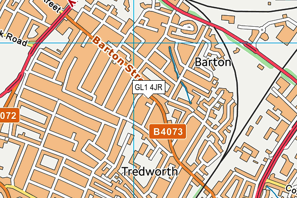 GL1 4JR map - OS VectorMap District (Ordnance Survey) GL1 4JR map - OS VectorMap District (Ordnance Survey)